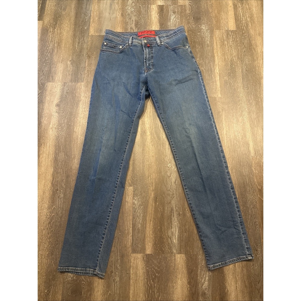 Pierre Cardin Danville Blue Jeans Men's 33x34 (fits 32x33) Tapered Fit 31961